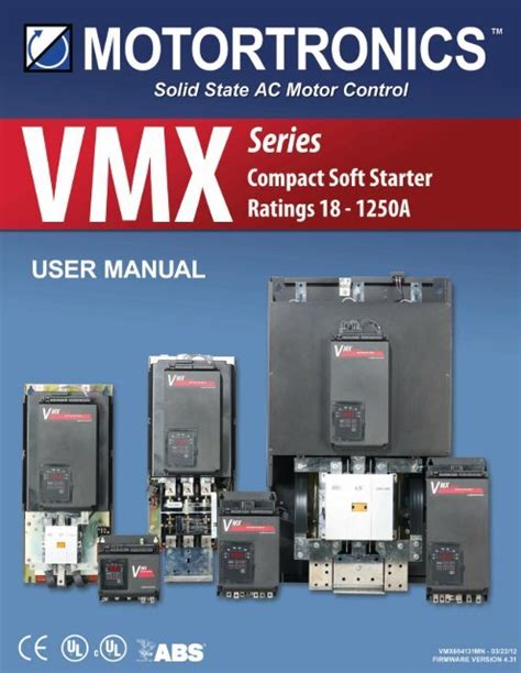 motortronics vmx-450-bp manual